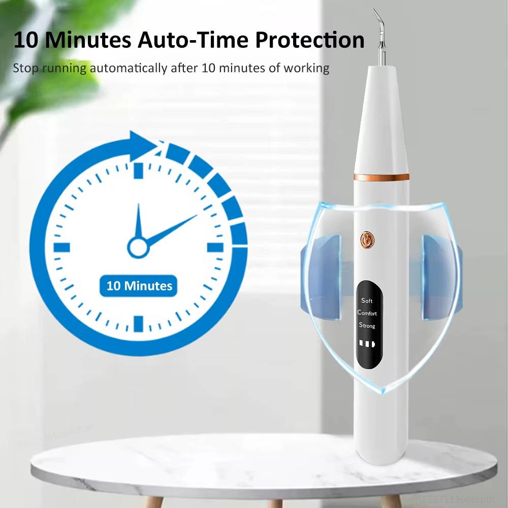 Electric Dental Teeth Calculus & Tartar Remover Kit, 5 Adjustable Modes with Led Light