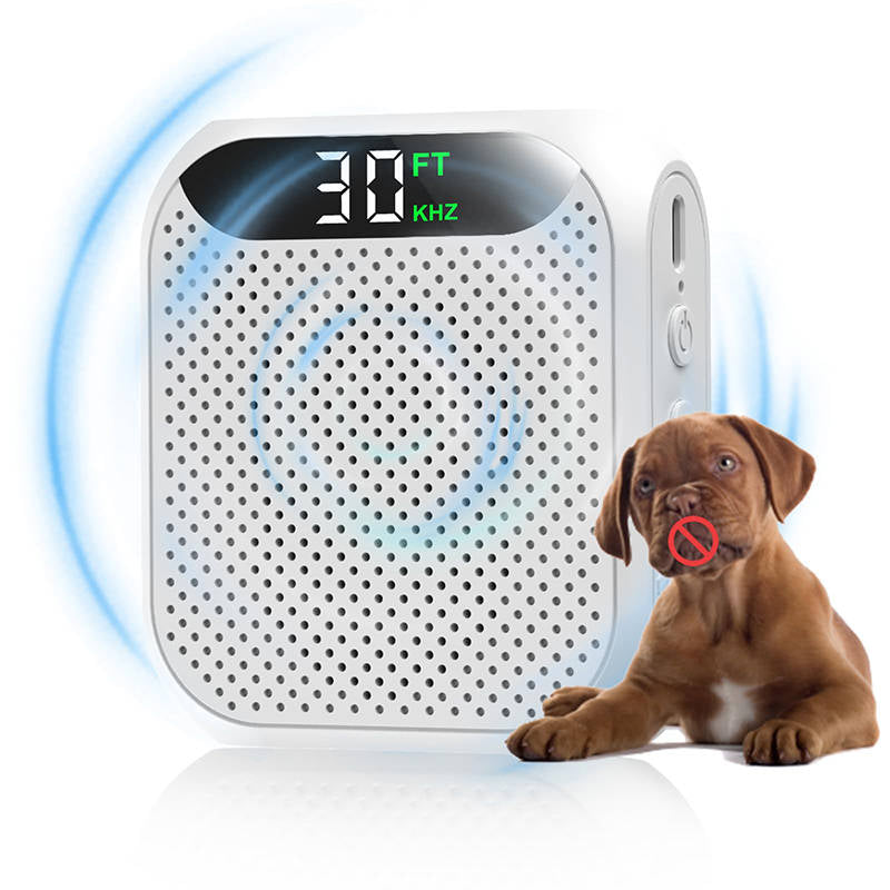 Ultrasonic Dog Bark Deterrent Device, Outdoor & Indoor Anti Bark Trainer for Yard & Apartment