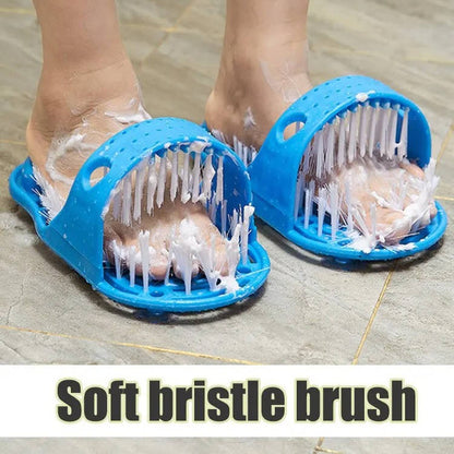 Glide Scrubber Massager Slipper, Shower Foot Brush & Dead Skin Remover
