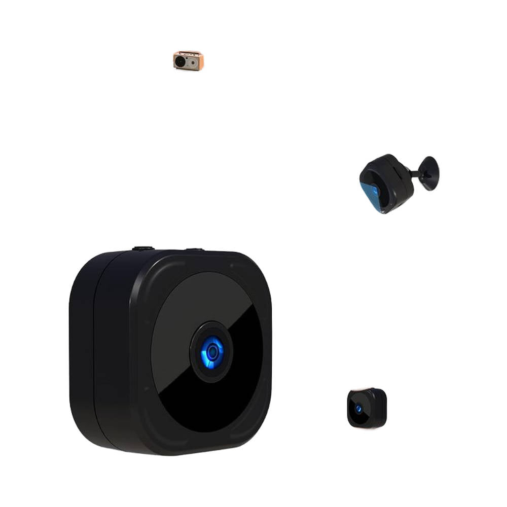 Indoor Security Camera for Pet, Baby Nanny Cam, 1080P HD Mini Wireless WiFi Camera with App Control, Motion Detection, Night Vision and Rechargeable Battery