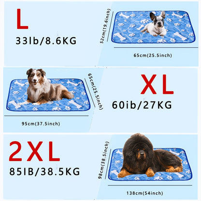 Large Dog Bed with Animal Print Design and Polyester Filling