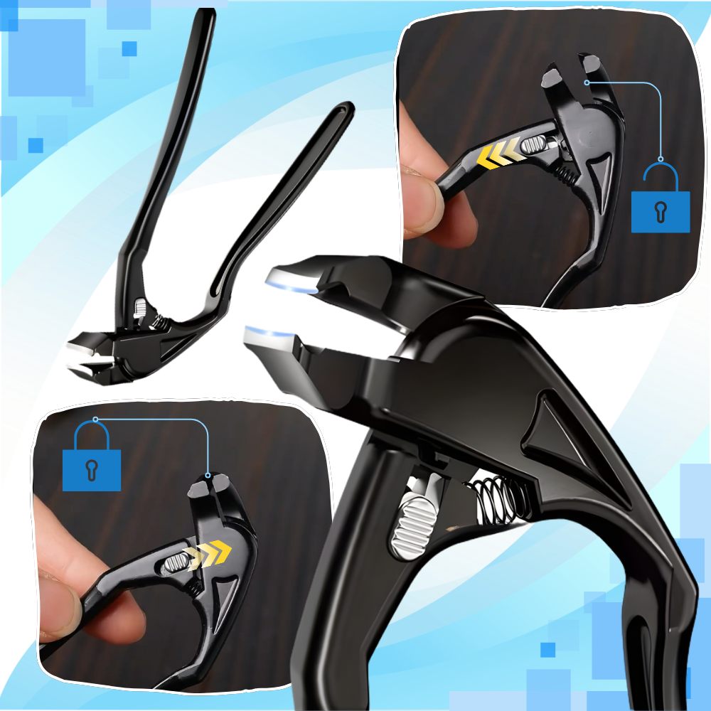 Easy Reach Long Handle Nail Catcher Clipper - Ozerty