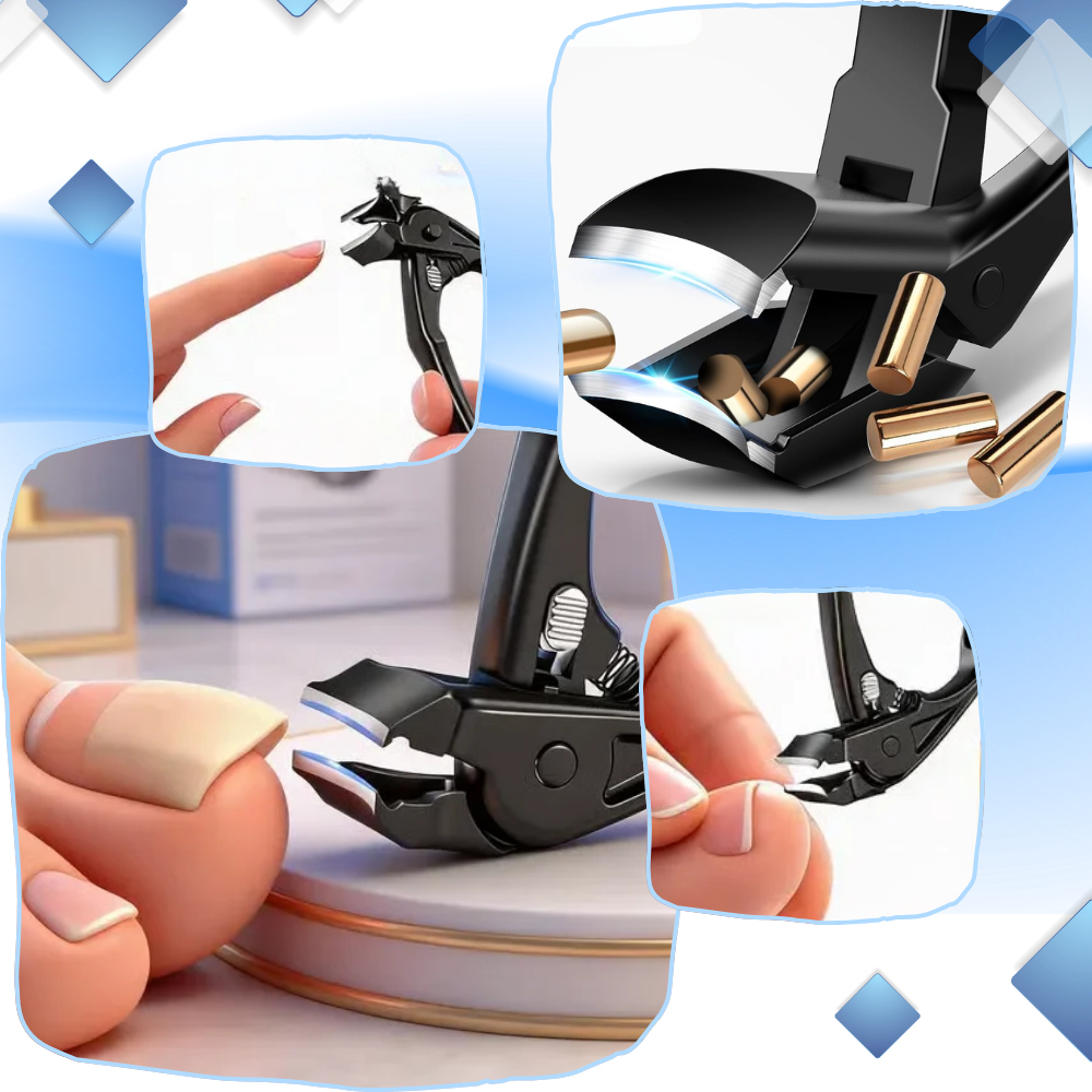 Easy Reach Long Handle Nail Catcher Clipper - Ozerty