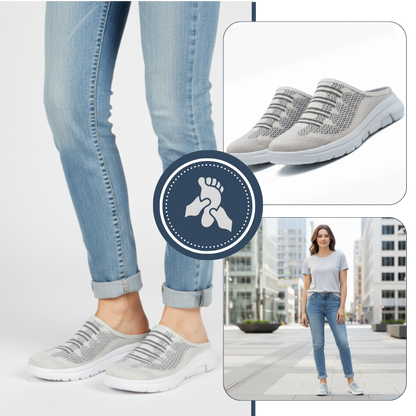 Easy Slip-On Comfort Flat Mules - Ozerty
