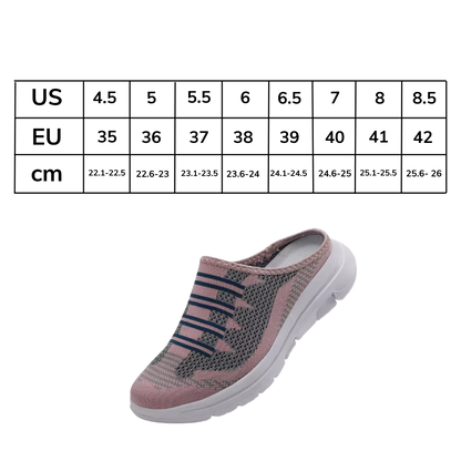 Easy Slip-On Comfort Flat Mules - Ozerty