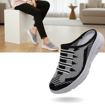 Easy Slip-On Comfort Flat Mules - Ozerty