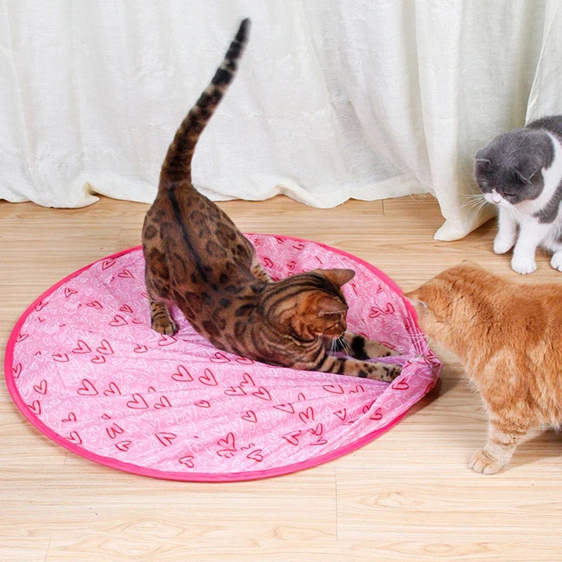 Interactive Cat Ball Toy with Motion Sensor and Dual Play Modes