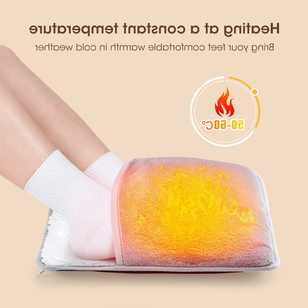 Electric Foot Warmer with Push Button Control and Constant Heat