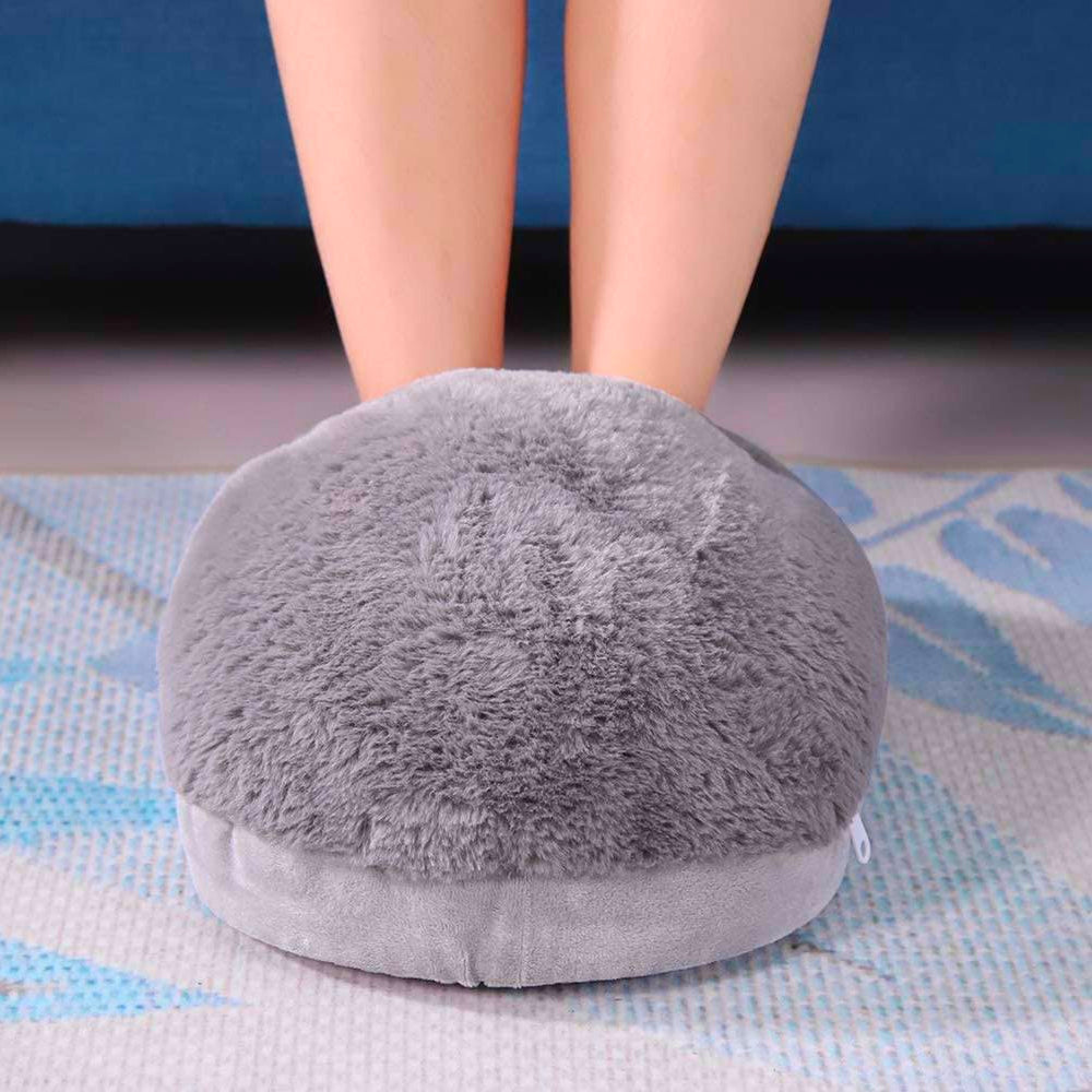 Electric Foot Warmer with Removable Heating Pad and Ankle Coverage for Cold Weather