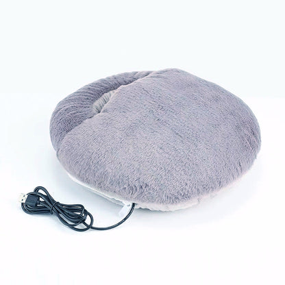 Electric Foot Warmer with Removable Heating Pad and Ankle Coverage for Cold Weather