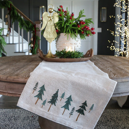 Holiday Tree Table Runner - Interior Delights