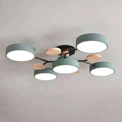 Energy Efficient Semi Flush Ceiling Light LED Chandelier - Image 23