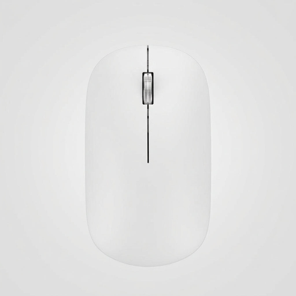 Rechargeable Dual Mode Wireless Mouse with Silent Buttons and Three Speed Levels in Black, Gray or White