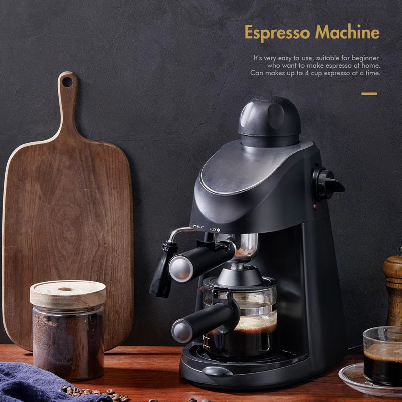 3.5 Bar Espresso Machine with Built-In Steam Wand