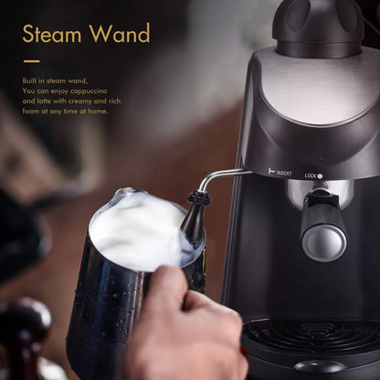 3.5 Bar Espresso Machine with Built-In Steam Wand