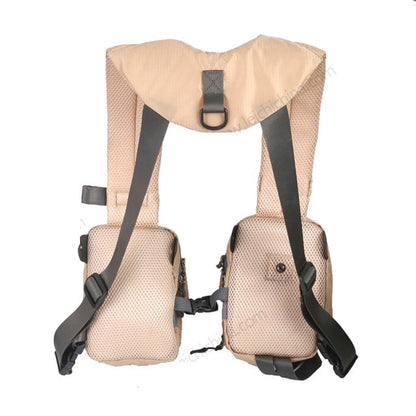 Fly Fishing Chest Bag with Adjustable Straps and Multiple Compartments, Water Resistant
