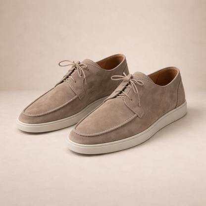 Round Toe Loafers with Cushioned Footbed and Grip Sole for Everyday Wear