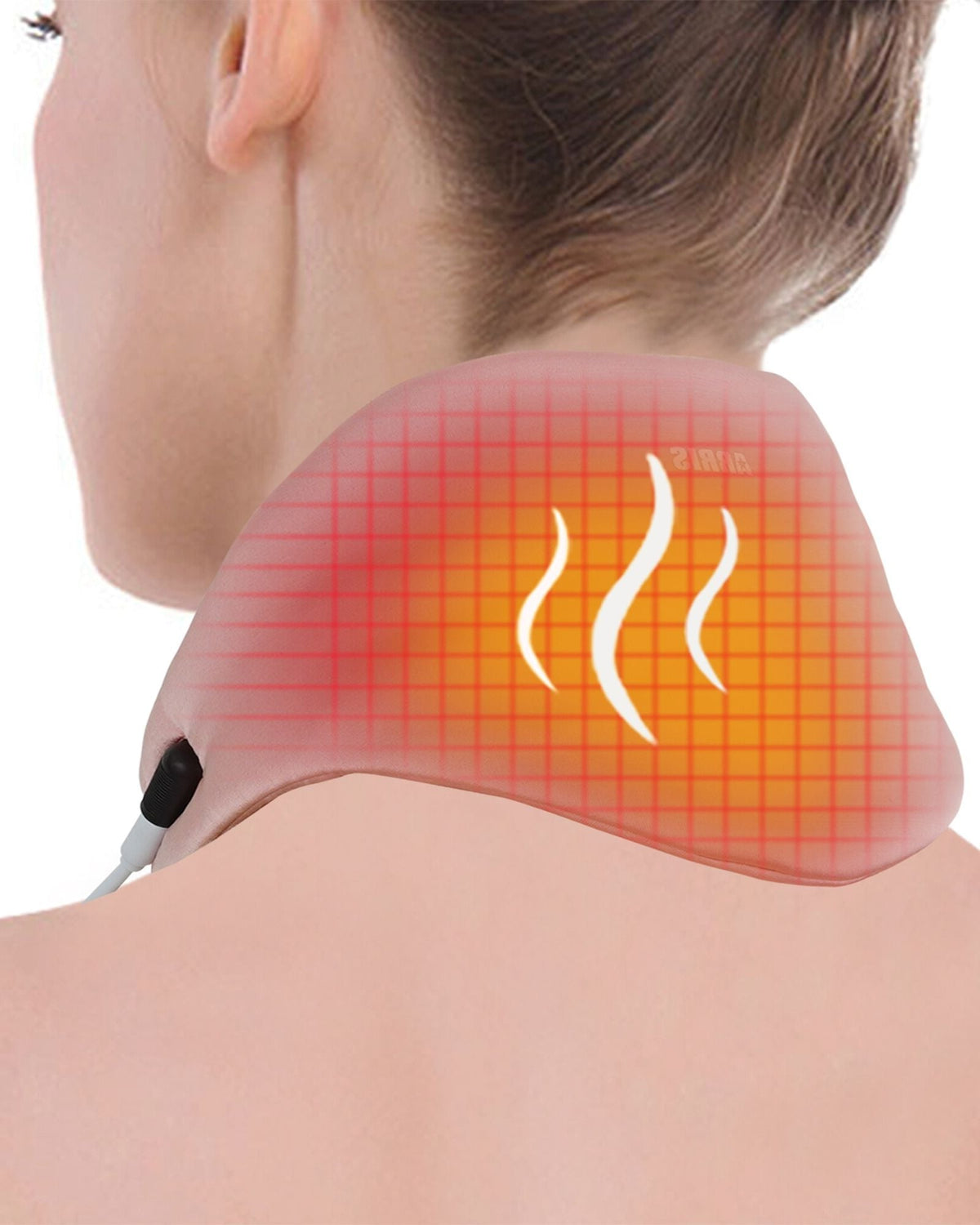 Heated Neck Wrap with Graphene Film and Magnetic Clasp, Three Temperature Settings