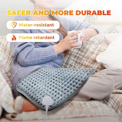 Electric Heating Pad with Timer and Adjustable Temperature