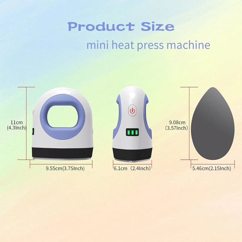 Portable Mini Heat Press Machine for Shirts & Crafts