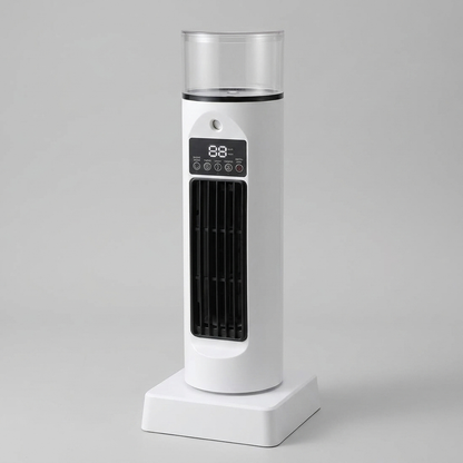 Tower Air Cooler with Remote Control and 6 Speed Settings, USB Powered