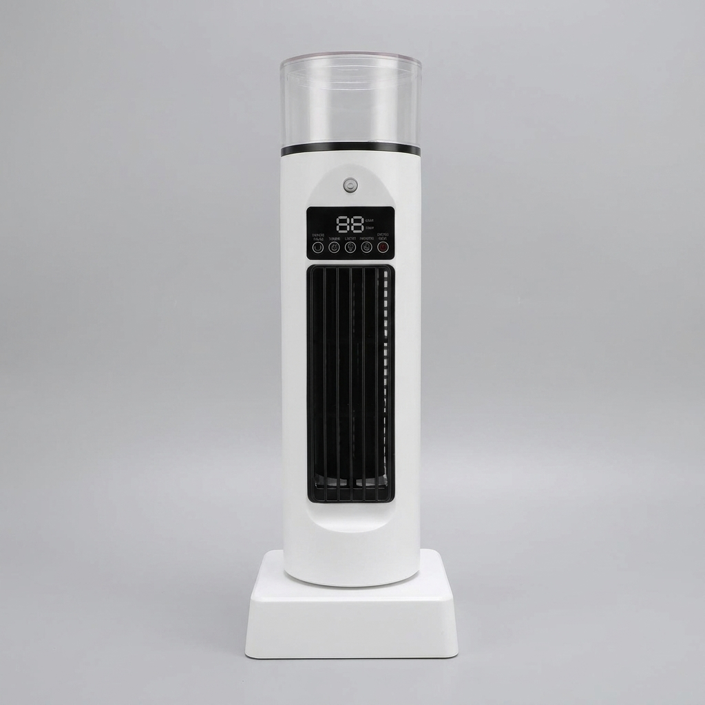 Tower Air Cooler with Remote Control and 6 Speed Settings, USB Powered