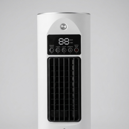 Tower Air Cooler with Remote Control and 6 Speed Settings, USB Powered