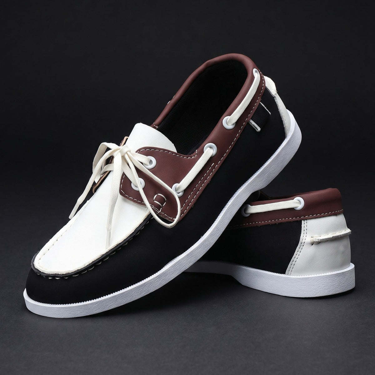 Slip On Loafers with Cushioned Footbed and Textured Grip Sole