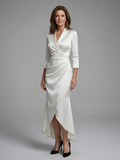 Hyacintha | Relaxed Long-Sleeve Midi Dress