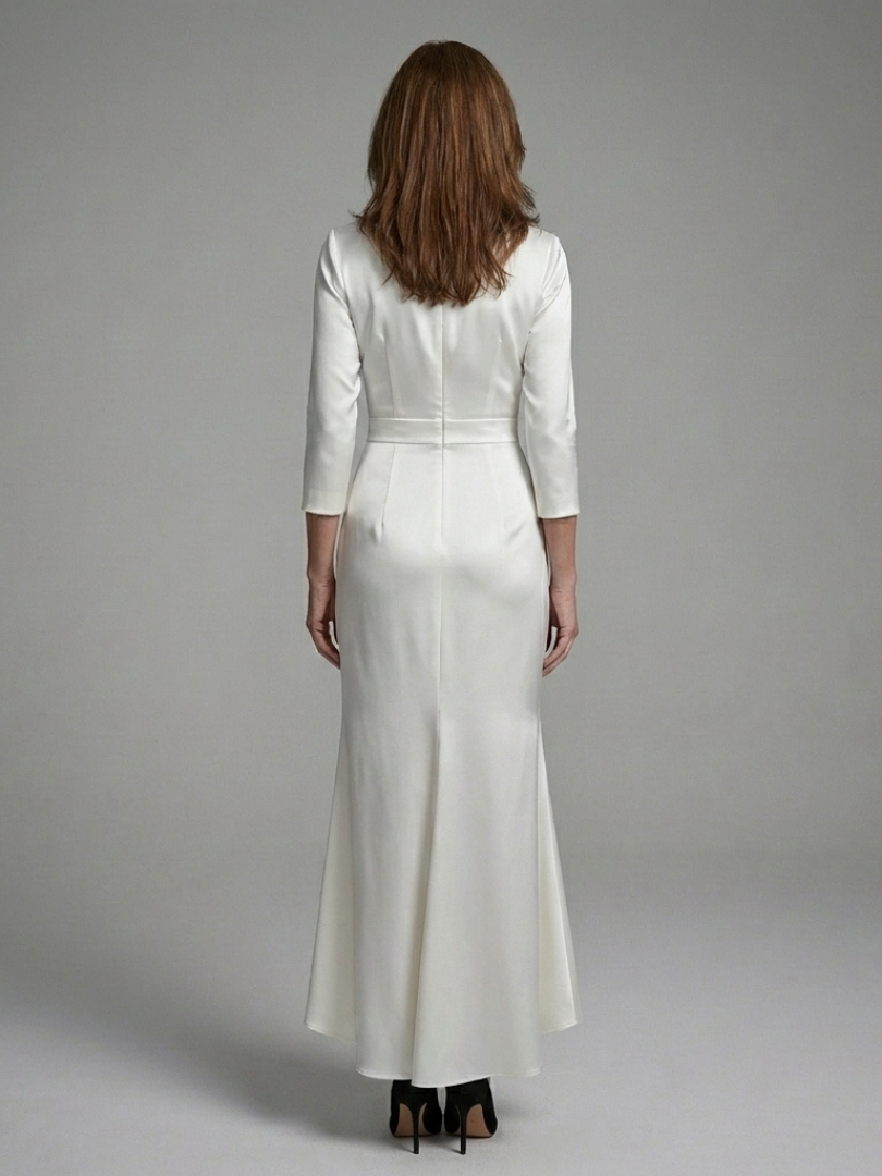 Hyacintha | Relaxed Long-Sleeve Midi Dress