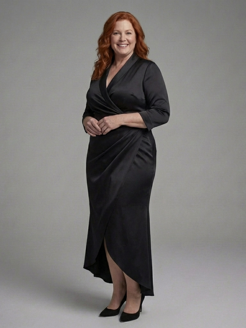 Hyacintha | Relaxed Long-Sleeve Midi Dress