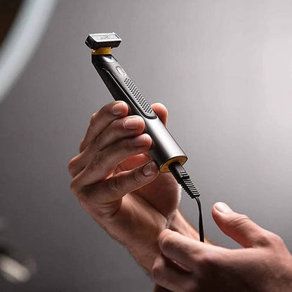 Cordless Rechargeable Precision Shaver, Portable Electric Razor for Men with Precision Trimming