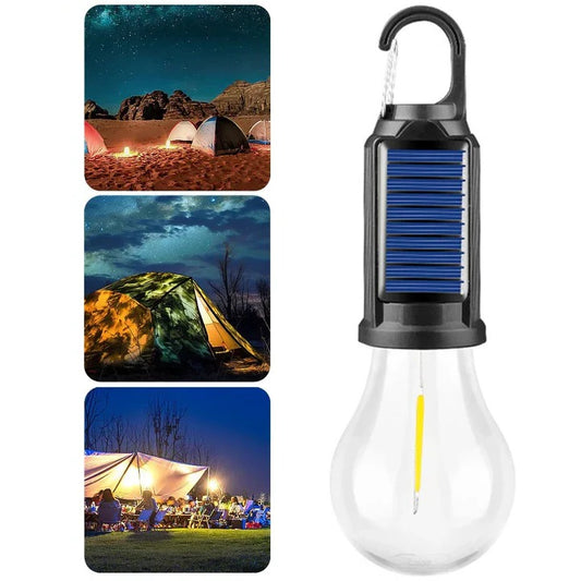 Solar Rechargeable Hooked Camping Light