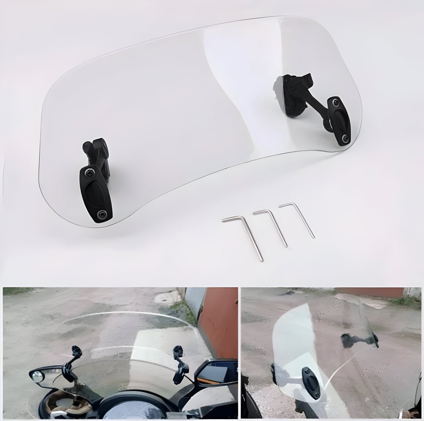 Motorcycle Windshield Extension