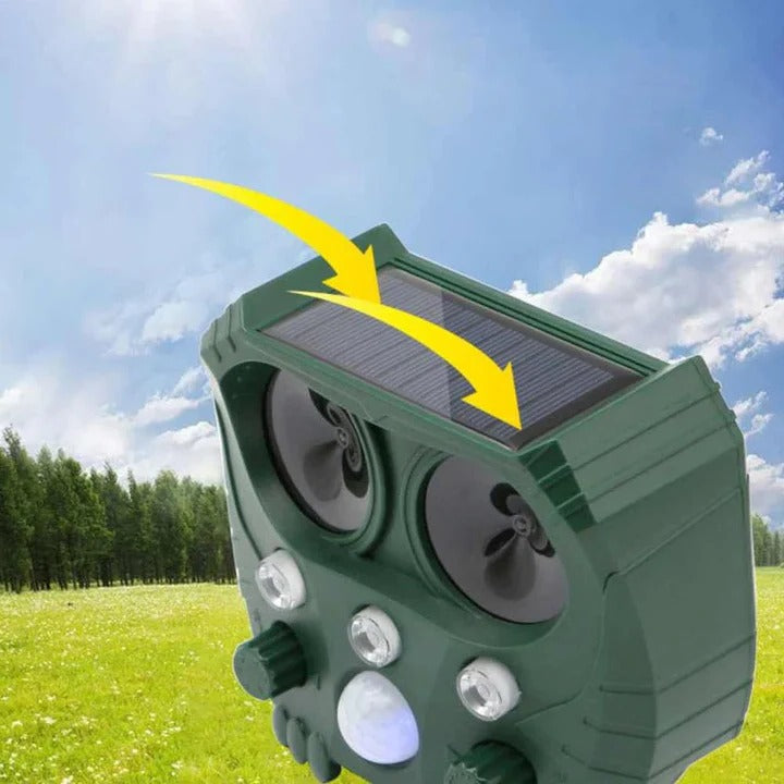 Ultrasound and Noise Sonar Repellent Deterrent
