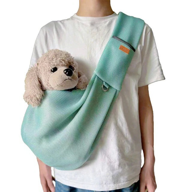 Lightweight & Breathable Crossbody Dog Sling Shoulder Bag