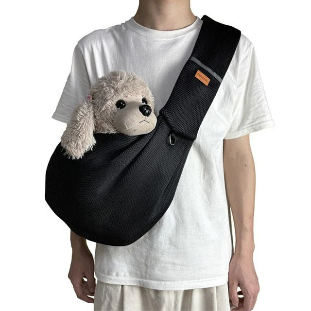 Lightweight & Breathable Crossbody Dog Sling Shoulder Bag