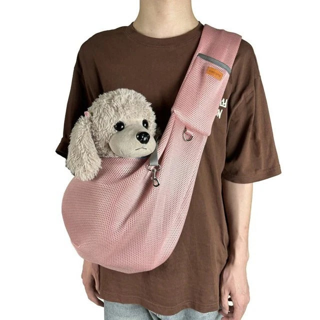 Lightweight & Breathable Crossbody Dog Sling Shoulder Bag