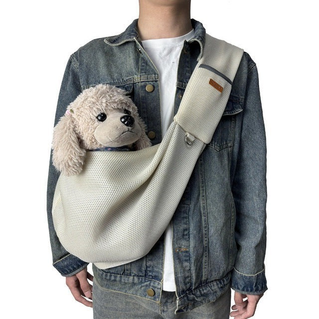 Lightweight & Breathable Crossbody Dog Sling Shoulder Bag