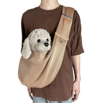 Lightweight & Breathable Crossbody Dog Sling Shoulder Bag