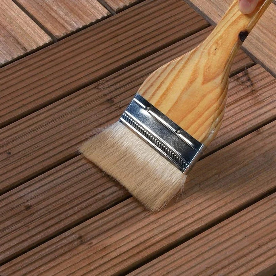 Interlocking Outdoor Patio Wood Flooring Deck Tiles 27Pcs