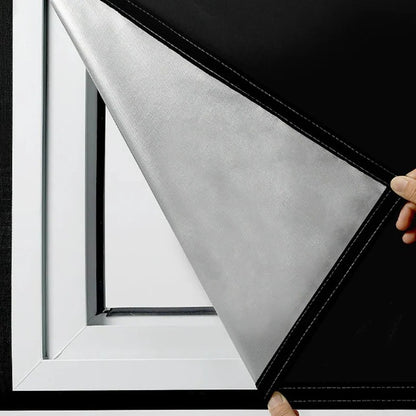 Adhesive Blackout Sun Blocking Window Cover Shade