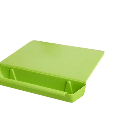 2 in 1 Cutting Board with Container Tray