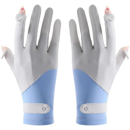 Womens Breathable UV Sun Protection Driving Gloves