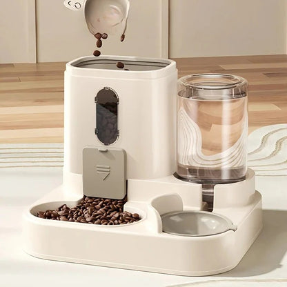 2 in 1 Dog and Cat Feeder with Water Dispenser