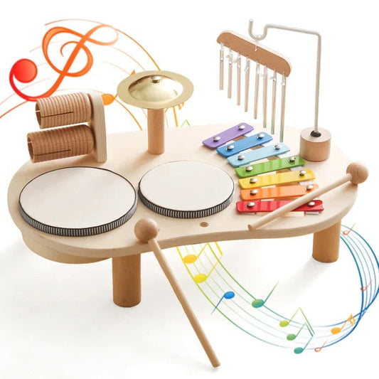 Wooden Music Station Creative Musical Fun for Little Ones