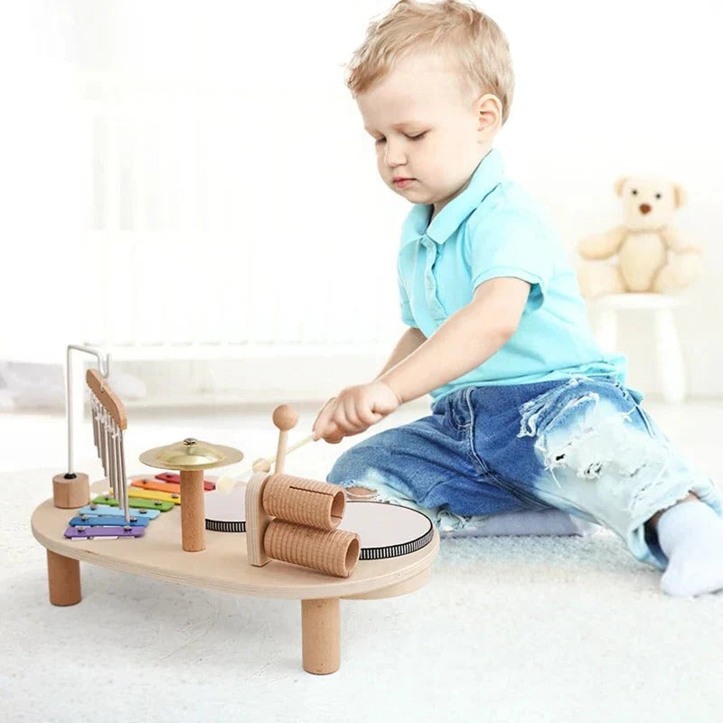 Wooden Music Station Creative Musical Fun for Little Ones