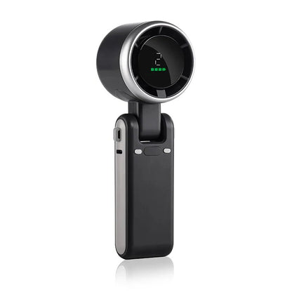 Foldable Handheld Turbo Fan with Digital Display
