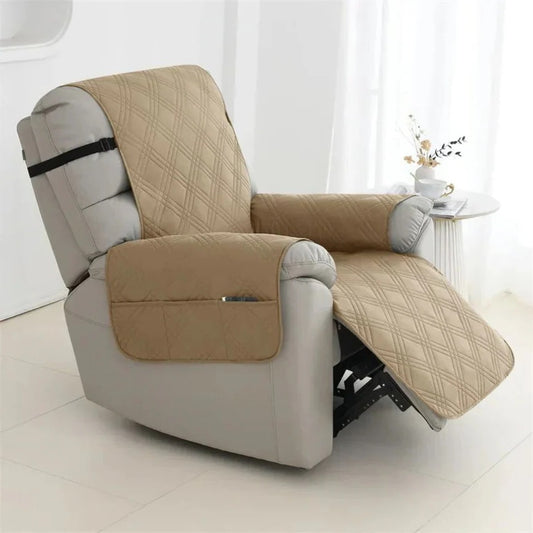 Waterproof Quilted Recliner Arm Chair Slip Cover