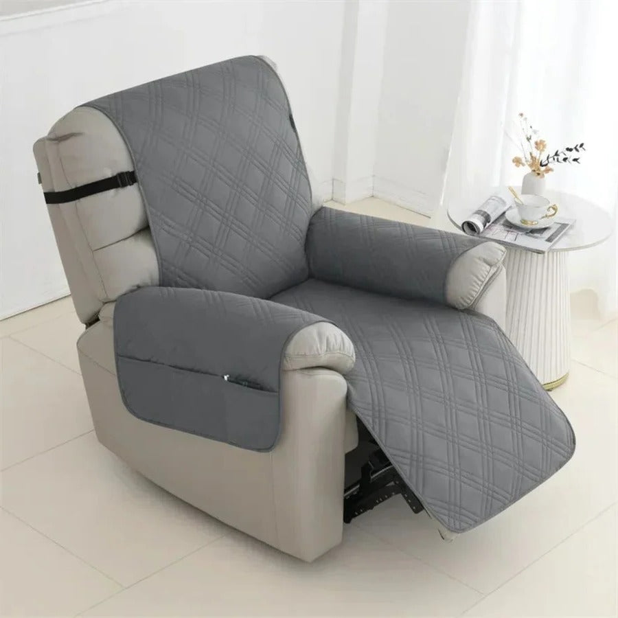 Waterproof Quilted Recliner Arm Chair Slip Cover